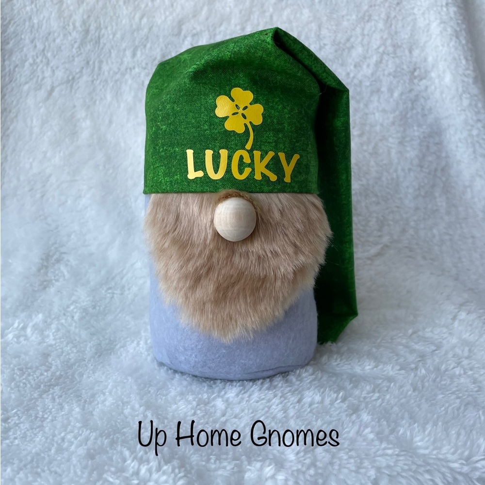 Lucky Gnome handmade approximately 6 inches high.
